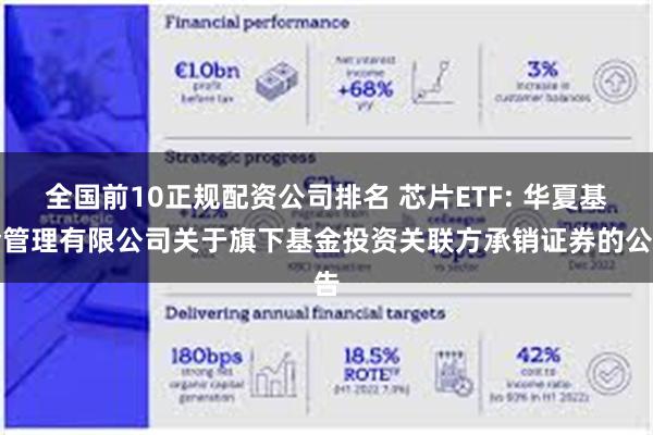 全国前10正规配资公司排名 芯片ETF: 华夏基金管理有限公司关于旗下基金投资关联方承销证券的公告