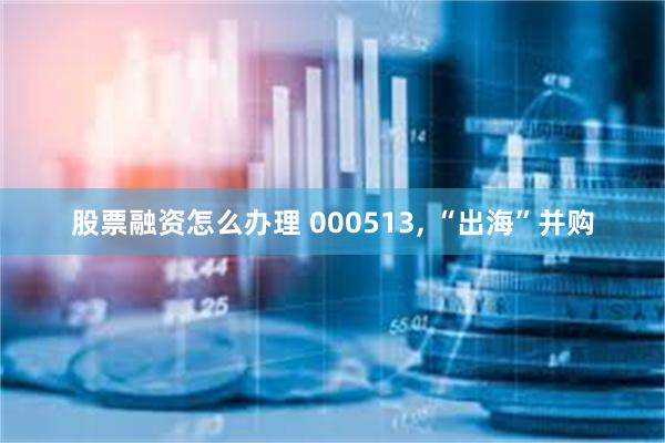 股票融资怎么办理 000513, “出海”并购