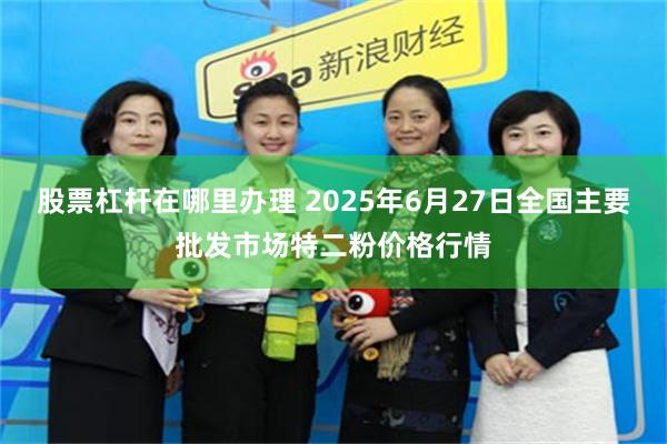 股票杠杆在哪里办理 2025年6月27日全国主要批发市场特二粉价格行情